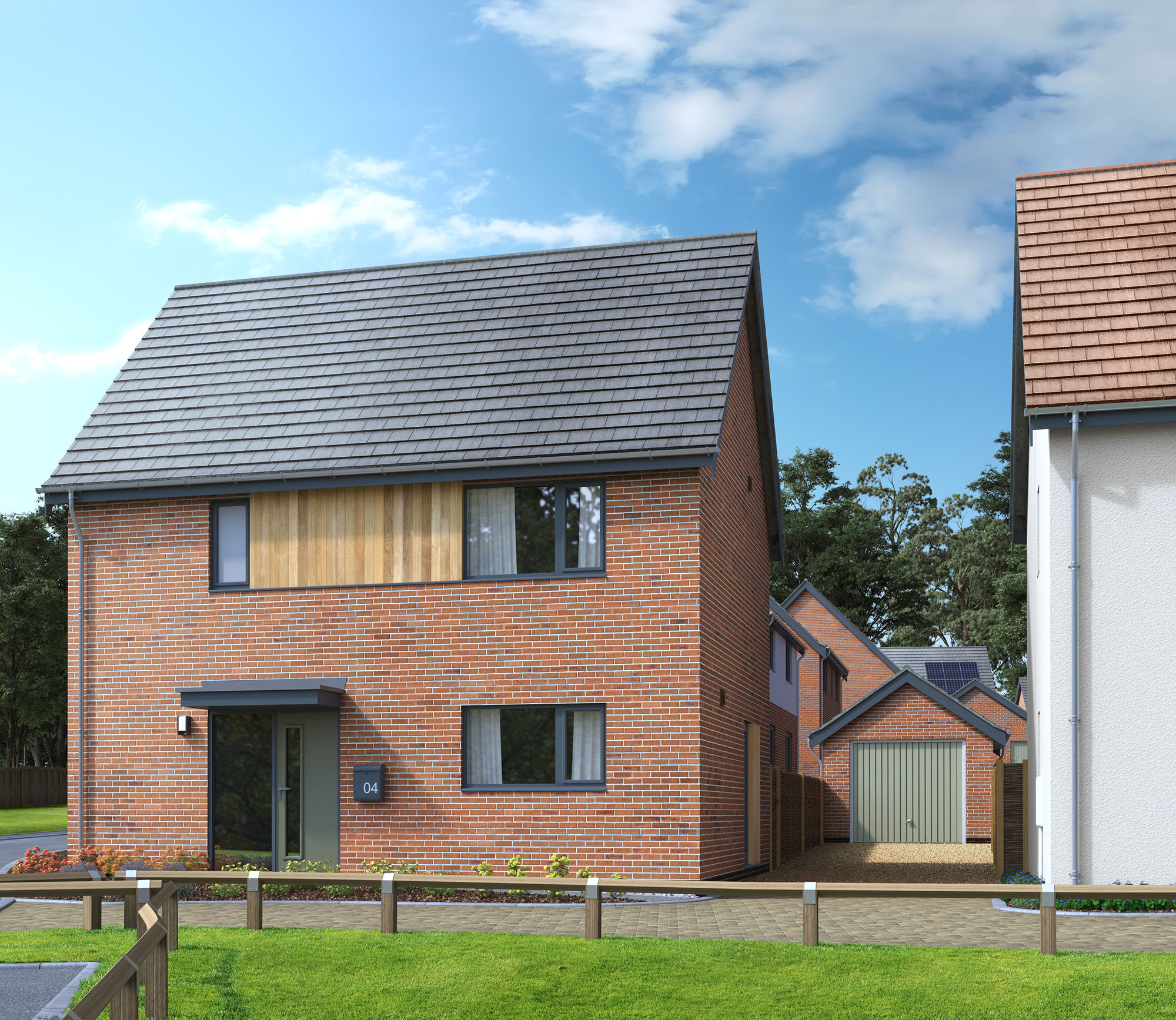 Plot 26 » A detached 3 bedroom home with single garage