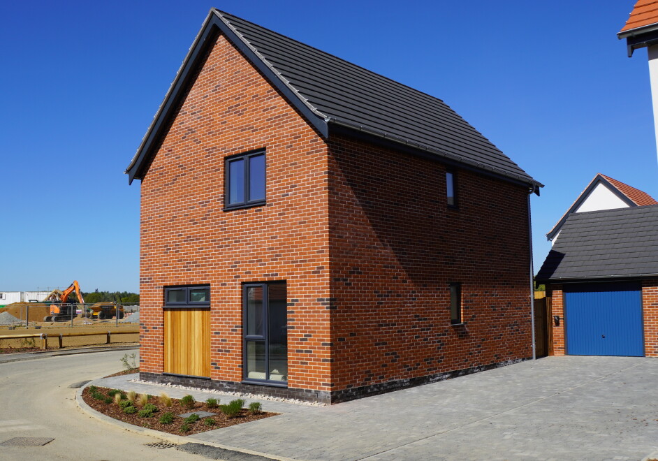 Plot 70 side and garage