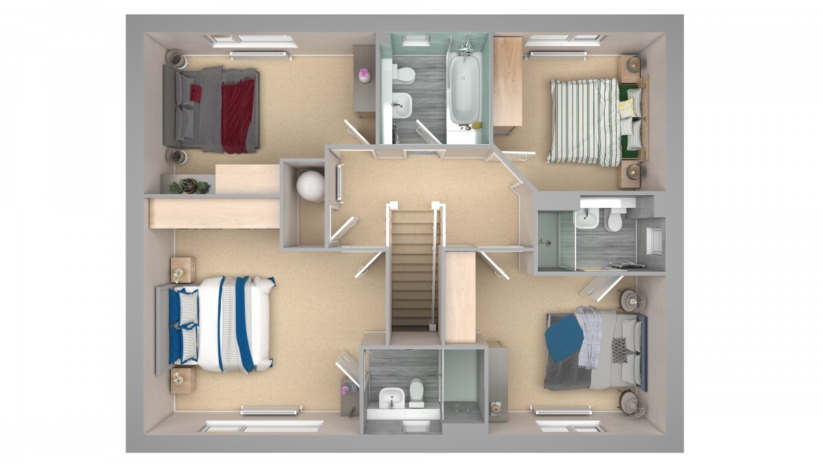 Plot 70 » The Columbus, one of our largest house designs ...