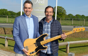 Paul LeGrice of Abel Homes (left) and Graham Clarkson of Dereham Blues Festival 500px