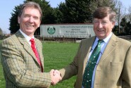 Tony Abel of Abel Homes left and Kevin Bowes of the Walyand Show sm