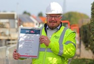 Tim Walsingham with his Site Manager of the Year Award 500px