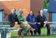 from left Tony and Maggie Abel Cllr Caroline Karimi Ghovanlou Nigel Barnett 500px