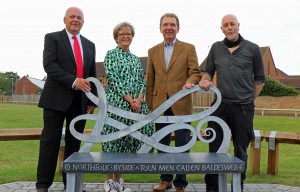 The new bench at Bawdeswell sm