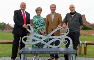 The new bench at Bawdeswell sm