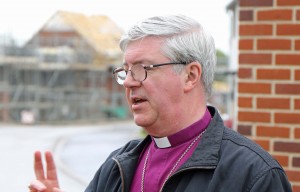 The Bishop of Norwich blesses the new community at The Hops in Hingham sm