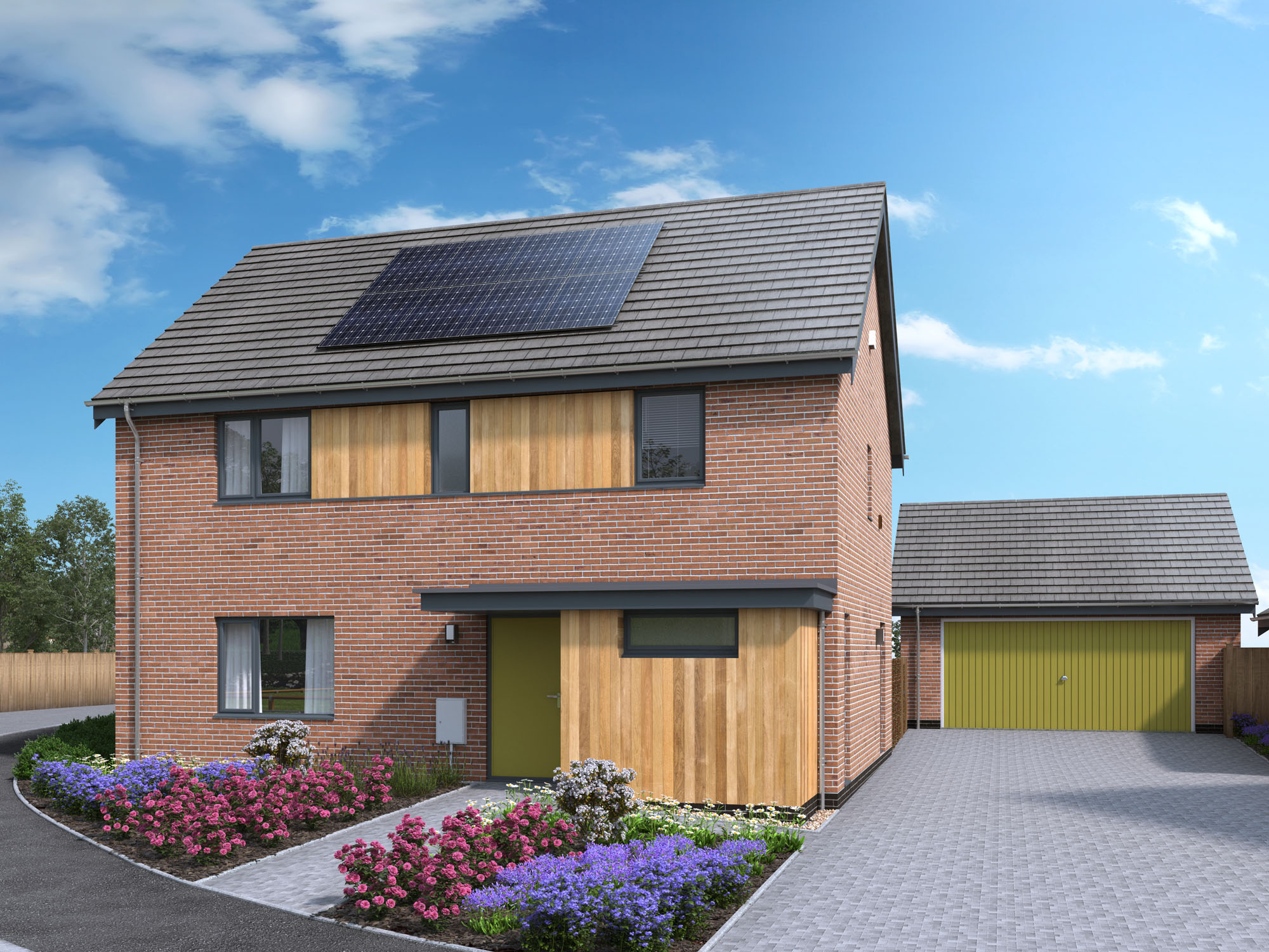 Plot 1 » A four bedroom detached home with a double garage