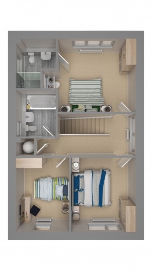 East Harling Type H 3D First Floor Handed