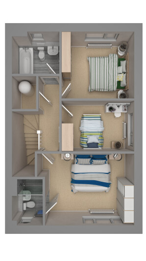 Dereham Type H 3F V1 Atlas First Floor   Handed