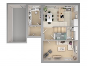 SN Phase 05 Type H 3D GroundFloor Handed