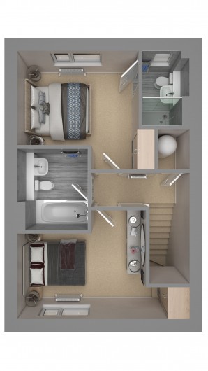 Swans Nest Type H 2C FirstFloor Handed