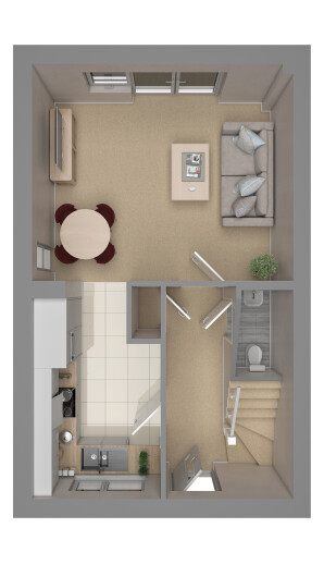 Dereham Type H 2C Perle Ground Floor   Handed