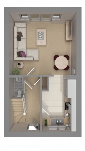 East Harling Type H 2AW GroundFloor