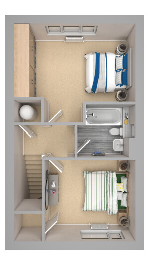 Cygnet Rise Swaffham Type H 2AW First Floor